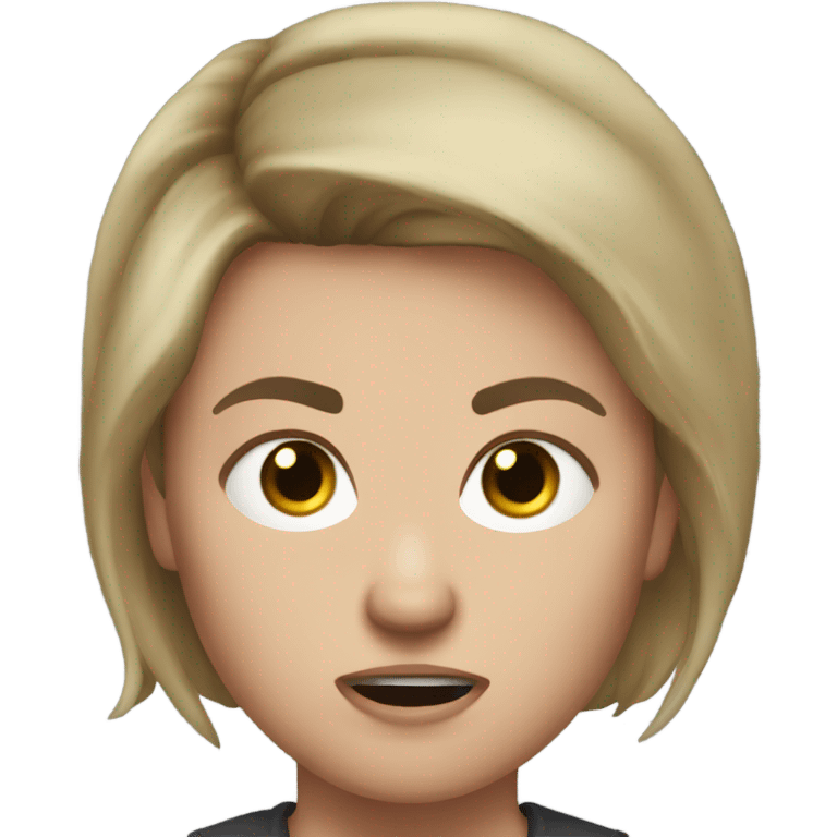 Claire angry emoji