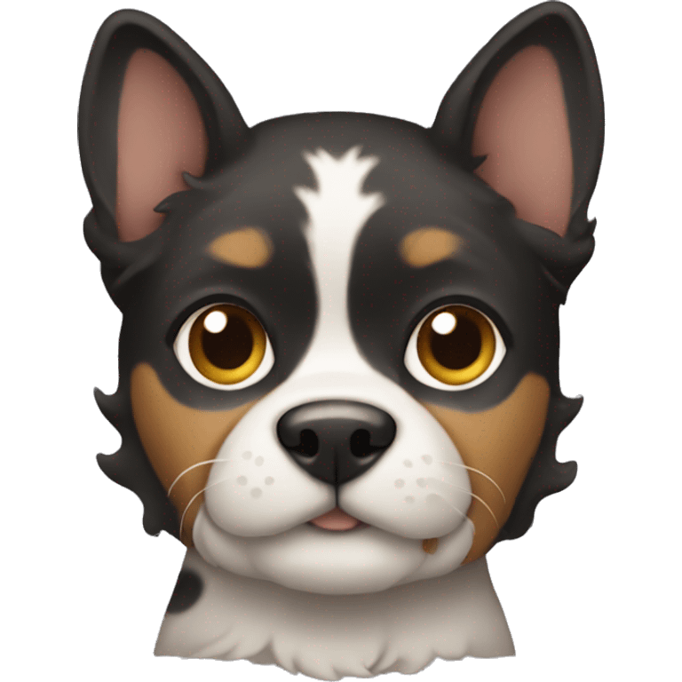 a dog with a cat body emoji