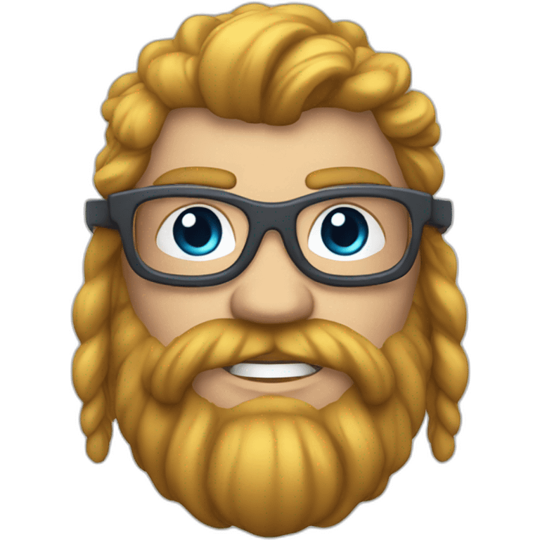 nerdy gay viking emoji