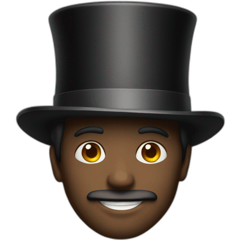 top hat man emoji