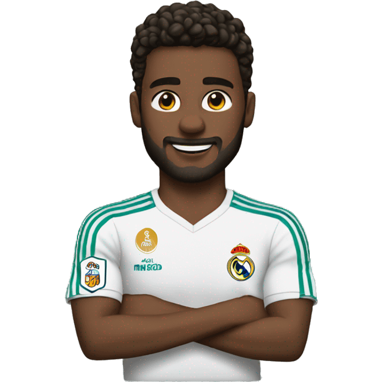 Simios con camiseta de real Madrid  emoji