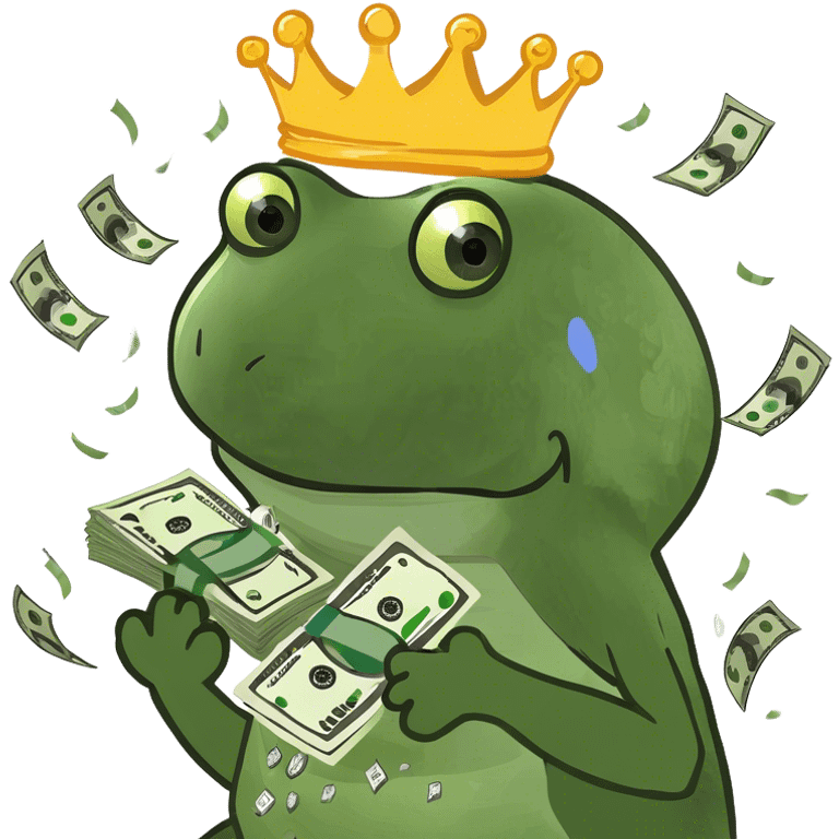 bufo money rain emoji