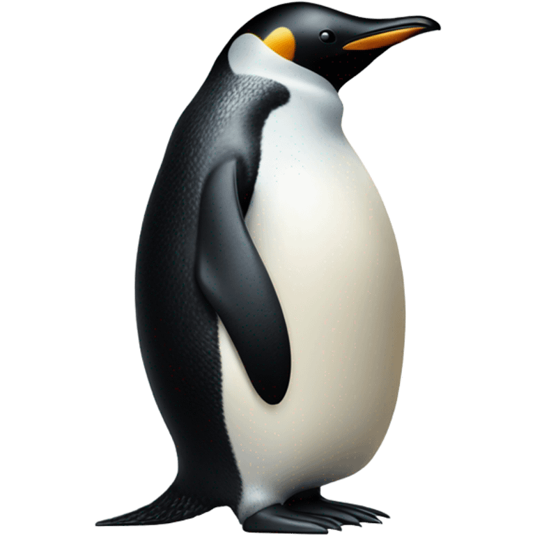 Penguin holding a knife emoji