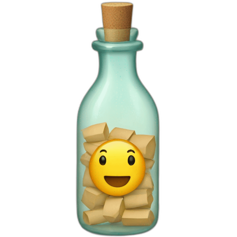 letter-in-bottle emoji