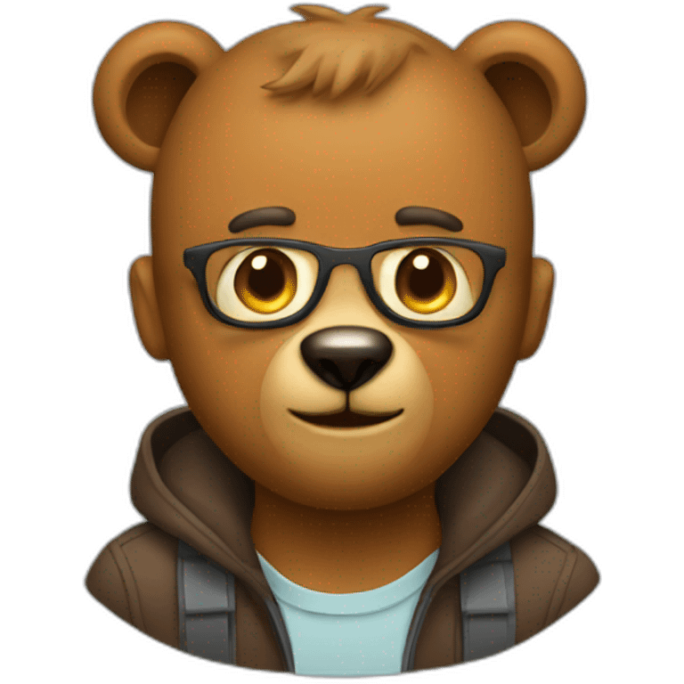 bear programer emoji