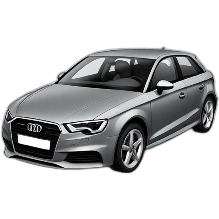 Audi A3 gris emoji