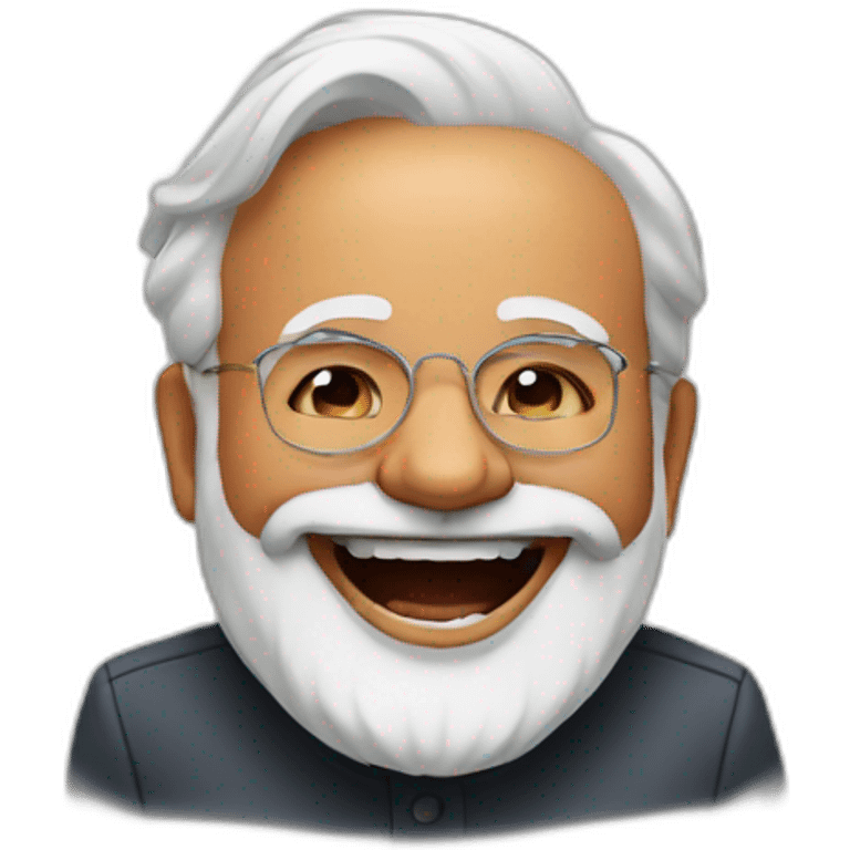 modi laughing emoji