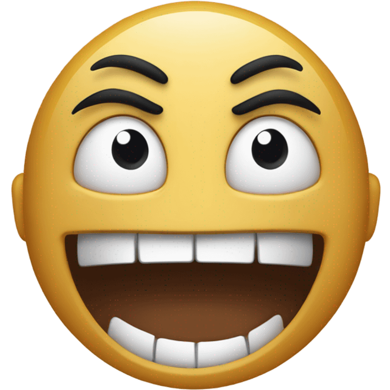 angry smiling face emoji