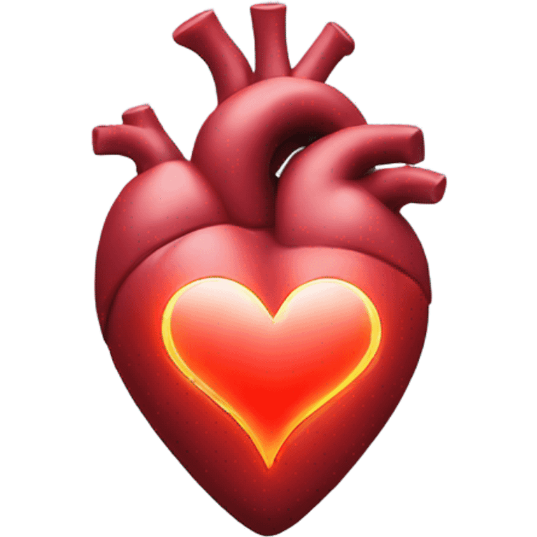 a heart that pulses and rotates emoji