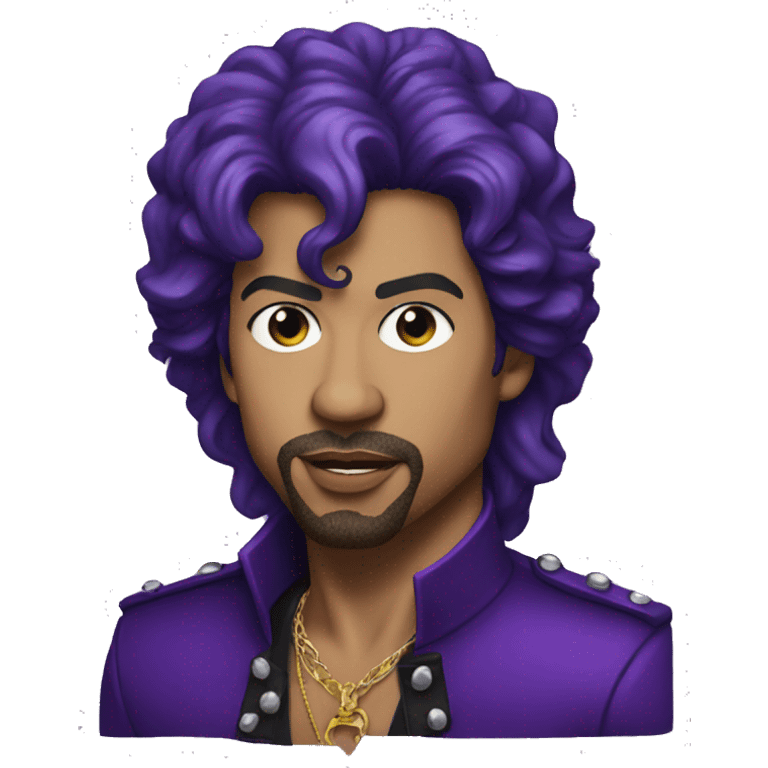 Singer Prince, Purple Rain emoji