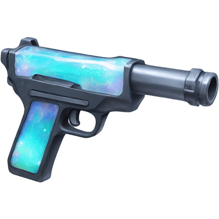 opal crystal gun emoji