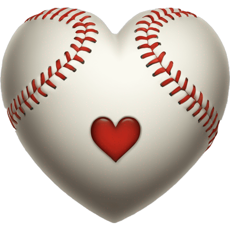 Baseball heart emoji