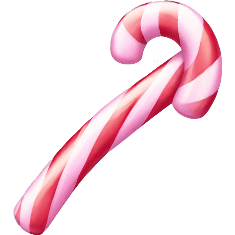 Light Pink candy cane emoji