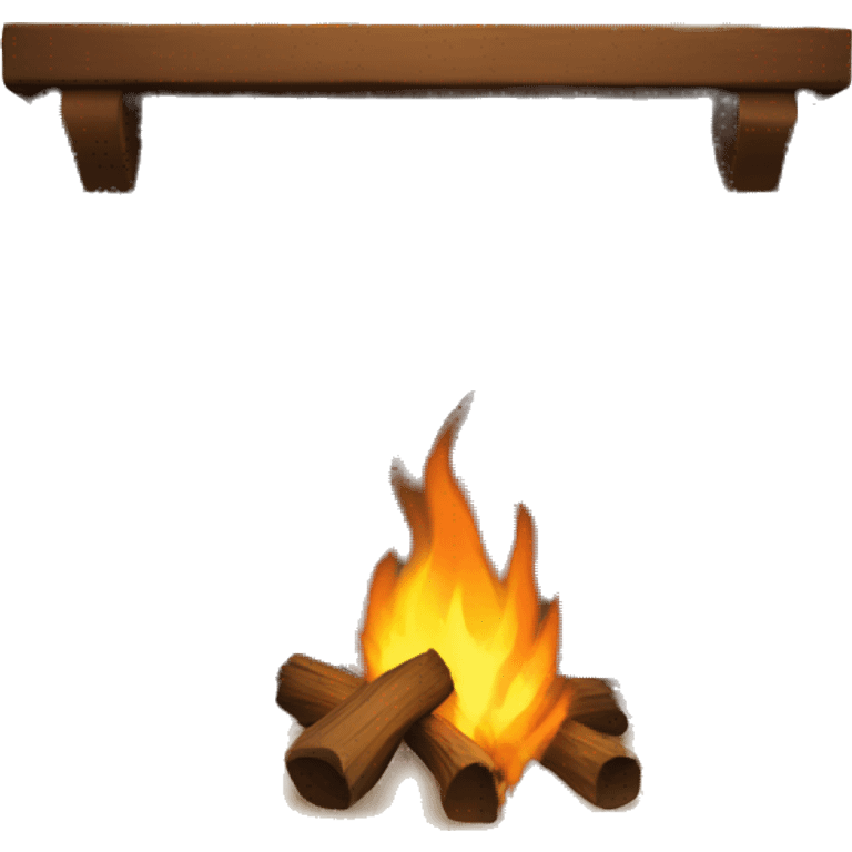 camp fireplace emoji