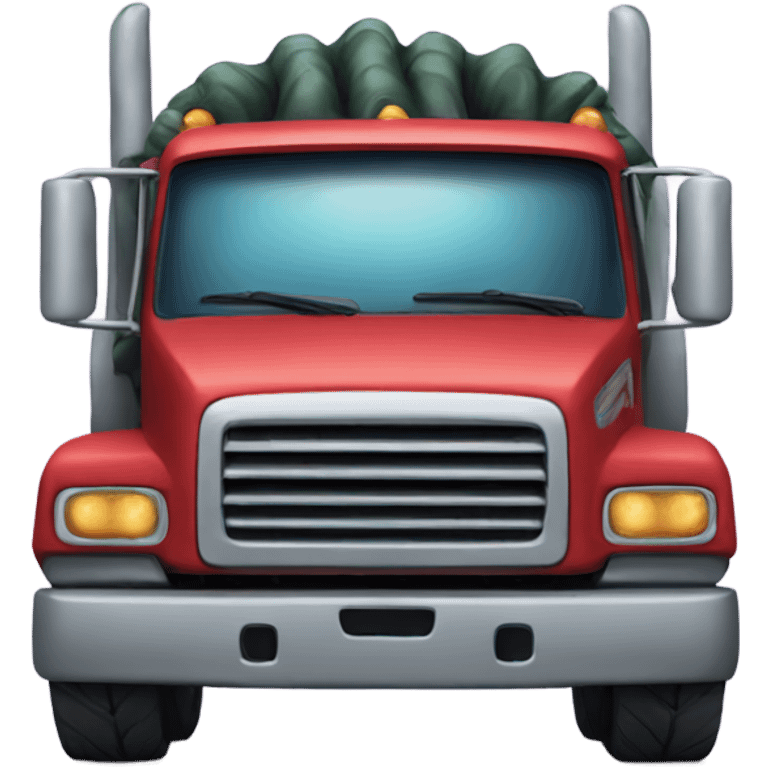 a truck monster emoji