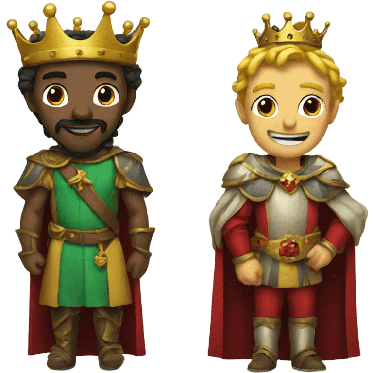 king and jester emoji