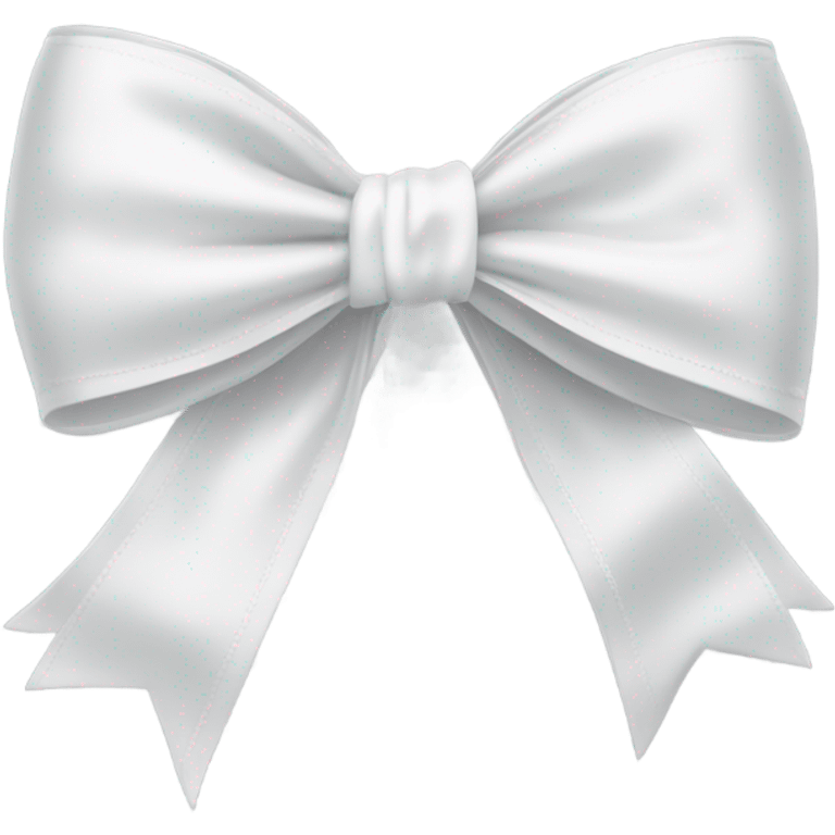 White bow emoji