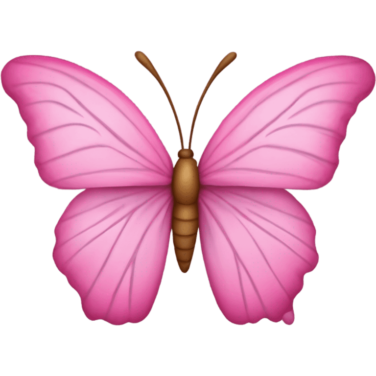 borboleta rosa emoji