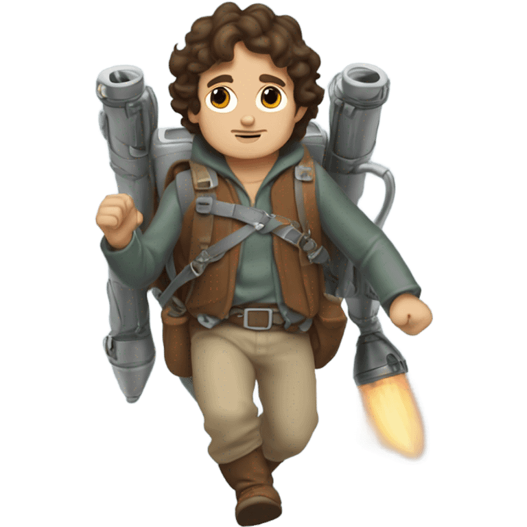 Frodo with a jet pack  emoji