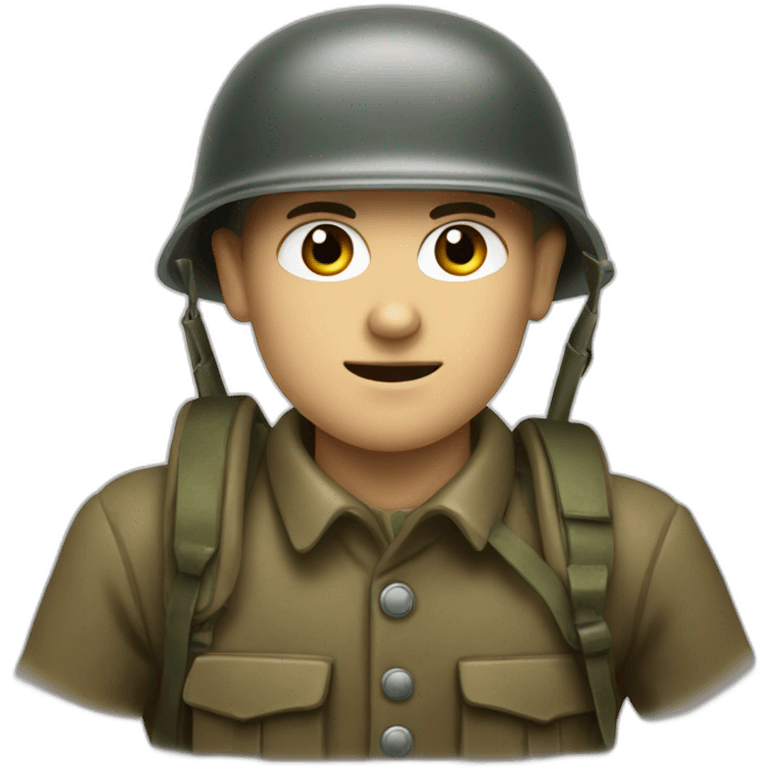 German soldier during WW2 emoji