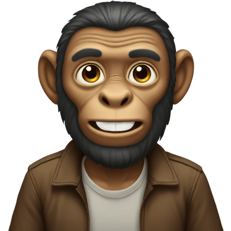 Monkey man emoji