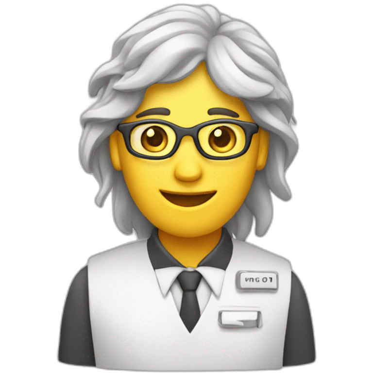 Resume document character emoji