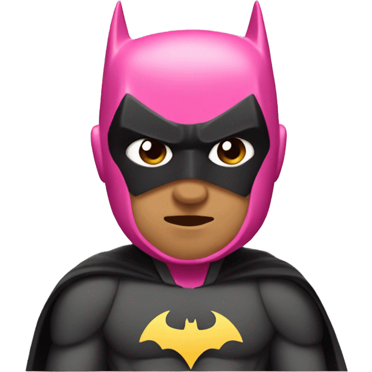 Pink Batman  emoji