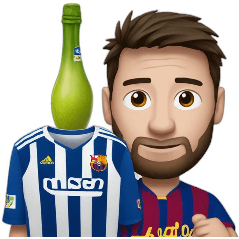 Messi tomando mate  emoji