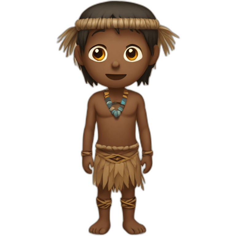 tribesman speaking emoji