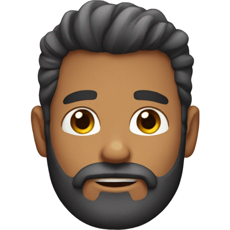 pelado con barba emoji