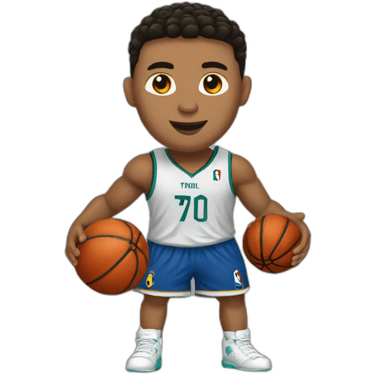 Ronaldo basketball  emoji