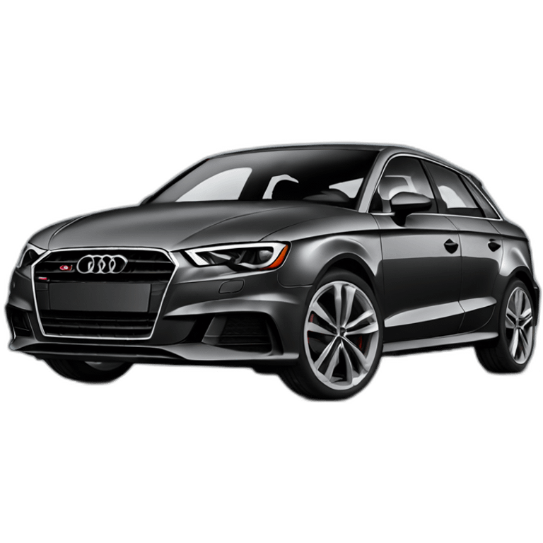 audi a3 black emoji