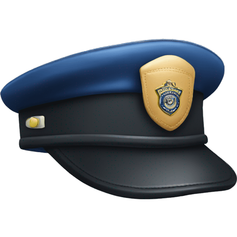 leather police cap emoji