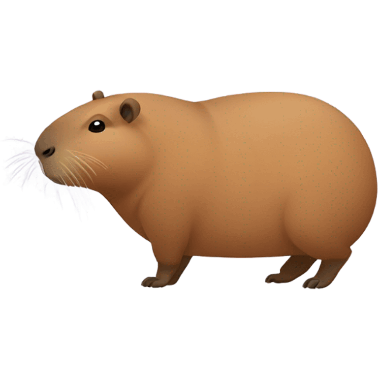 Capybara vibrating emoji