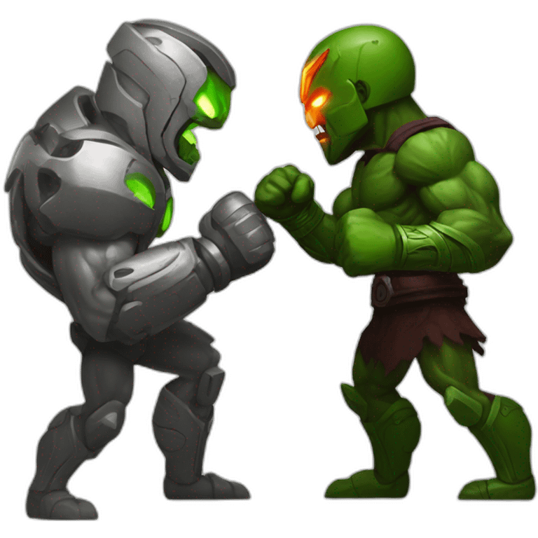 Titan vs doom fist emoji