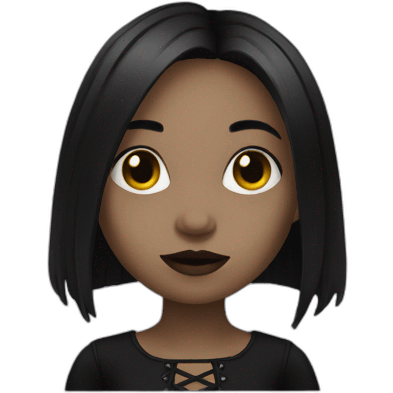 Gothic girl emoji