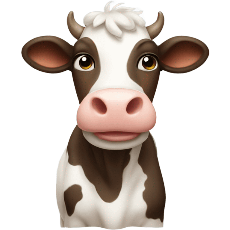 Cute cow emoji