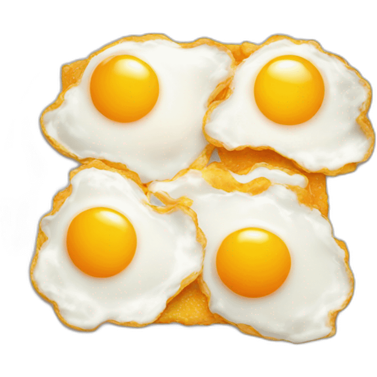 fried eggs emoji