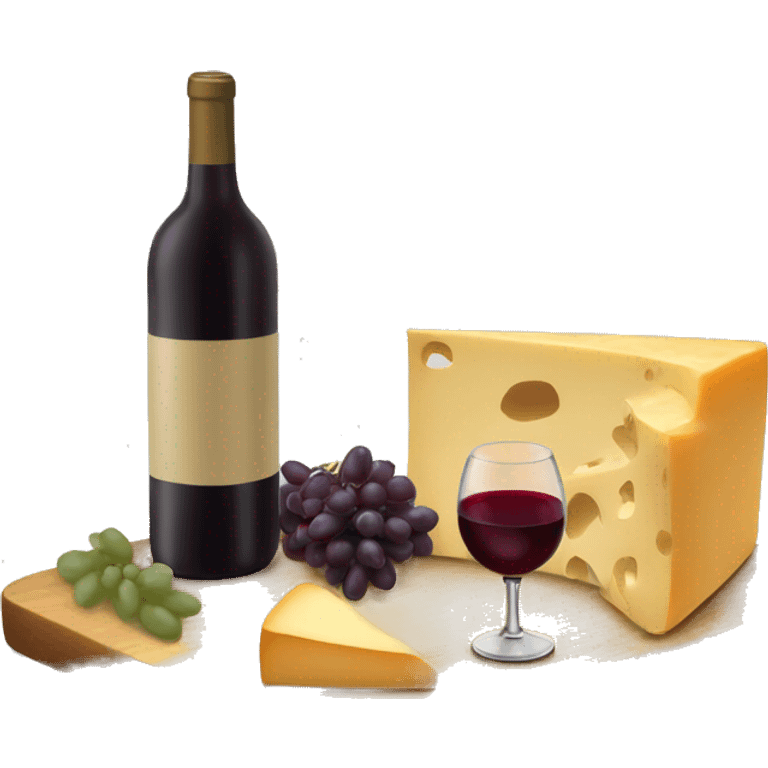 wine and cheese board emoji