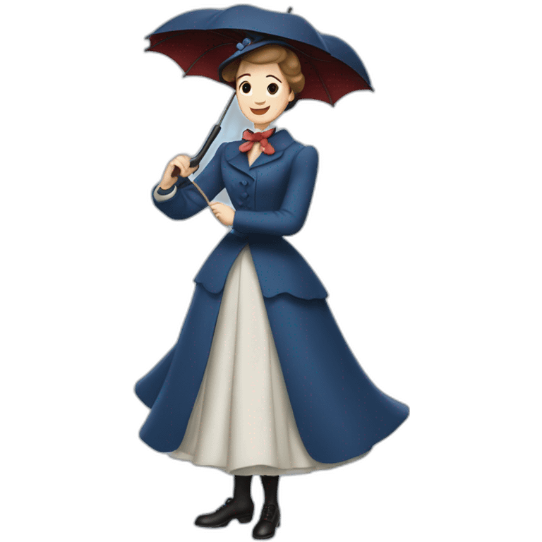 julie andrews as mary poppins emoji