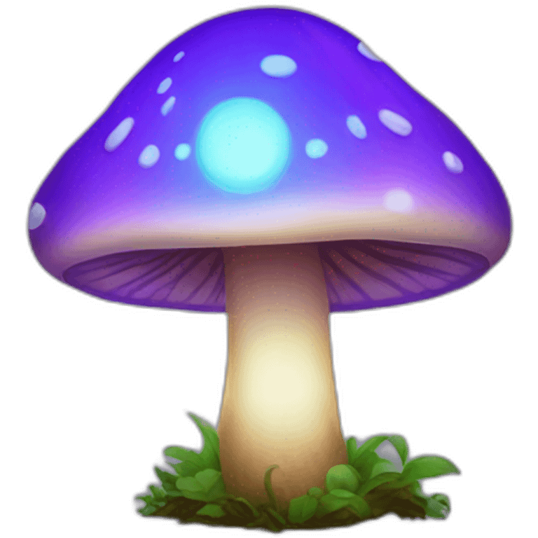 glowing mushroom emoji