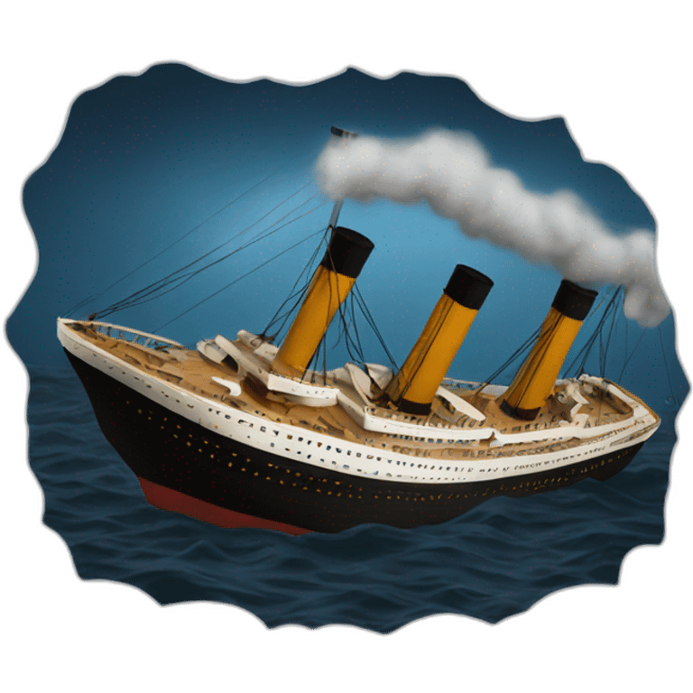 titanic sinking emoji