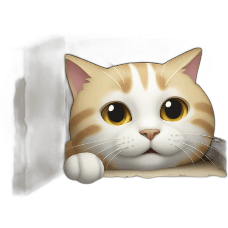 Un chat dans une tombe emoji