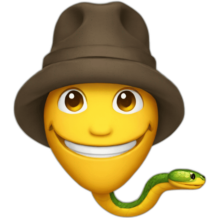 Snake hat emoji