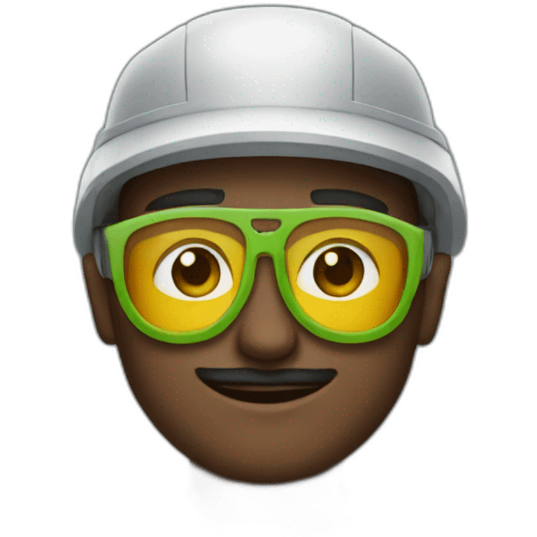 Man wearing googles emoji