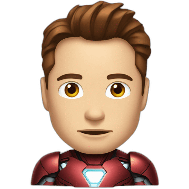 elon musk as iron man emoji