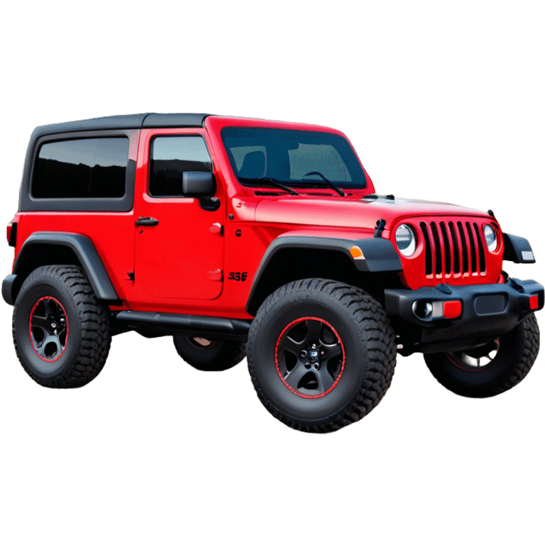 Jeep Wrangler - Jeep (Model Year: 2022) (Iconic colour: Red) emoji