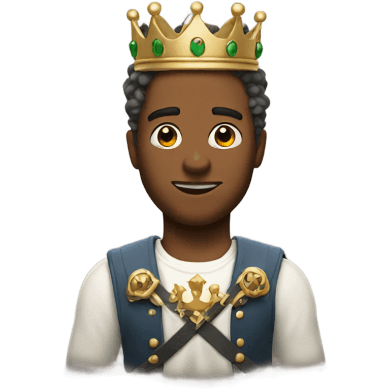 Ralph with a crown emoji