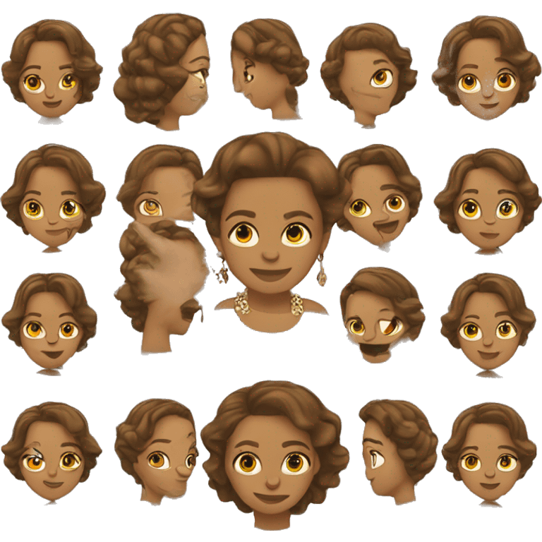 bey braune kurze emoji