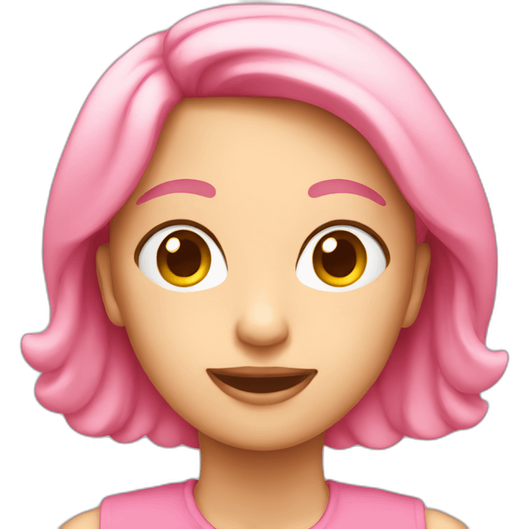 iPhone rosa emoji